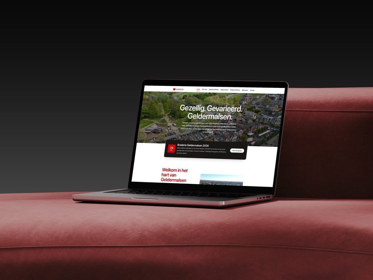 Centrum Geldermalsen website door Webright
