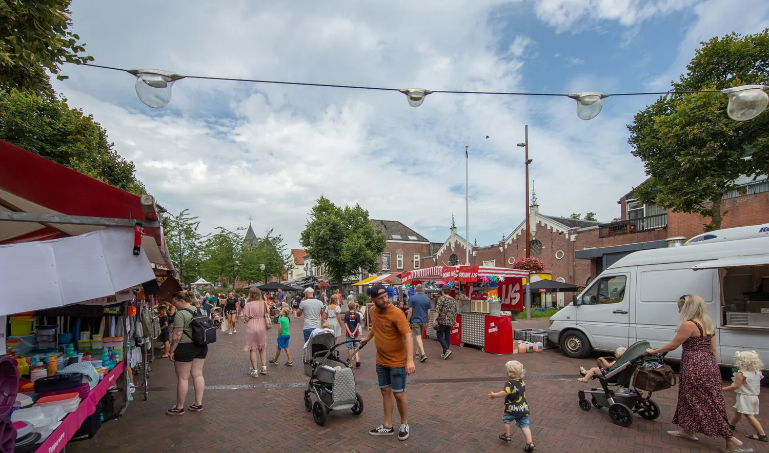 The market square in the centre of Geldermalsen